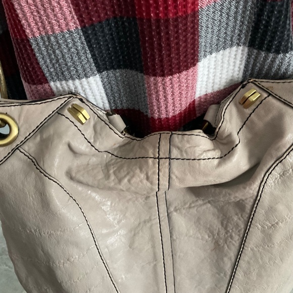 or Yany large leather taupe crossbody bag. - Picture 6 of 13